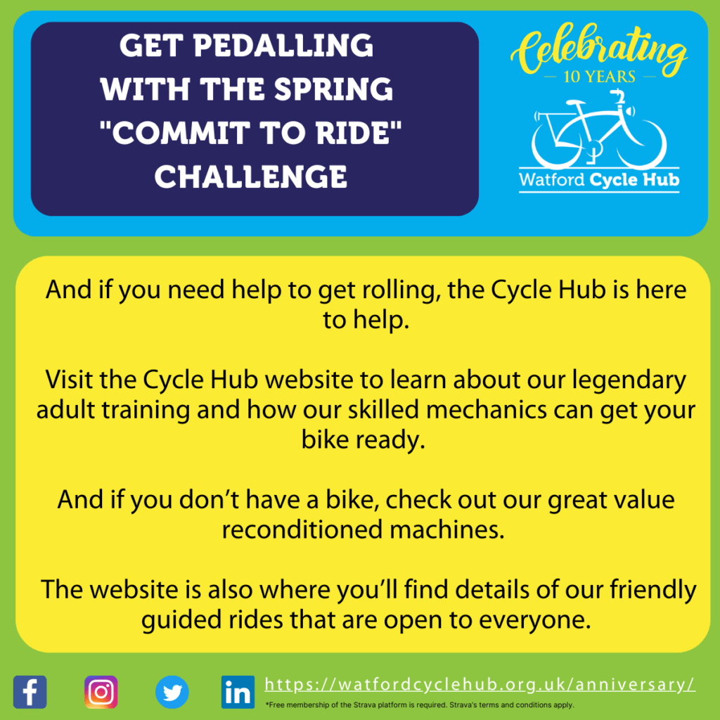 The Spring 'Commit to Ride' Challenge