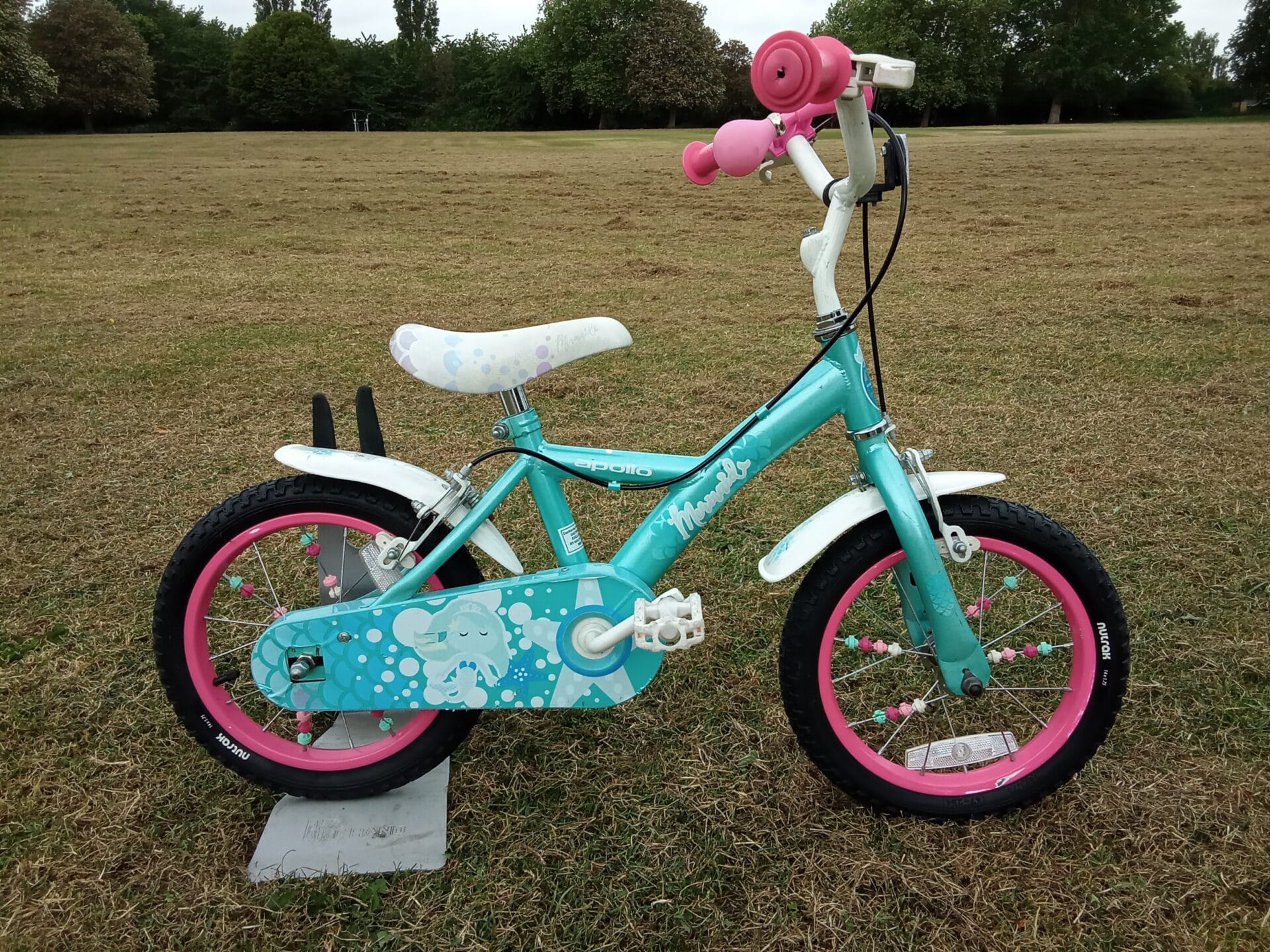 apollo mermaid, 14 wheel, turquoise