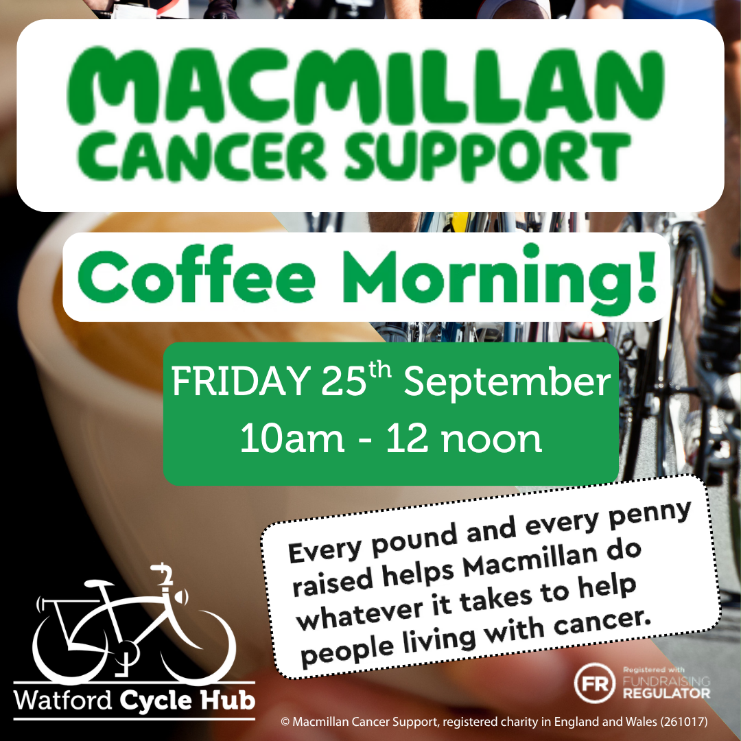 macmillan coffee and cyclingning
