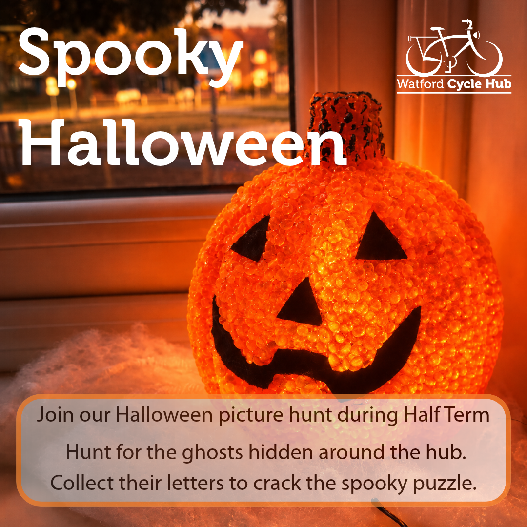 halloween at watford cycle hub (instagram post)